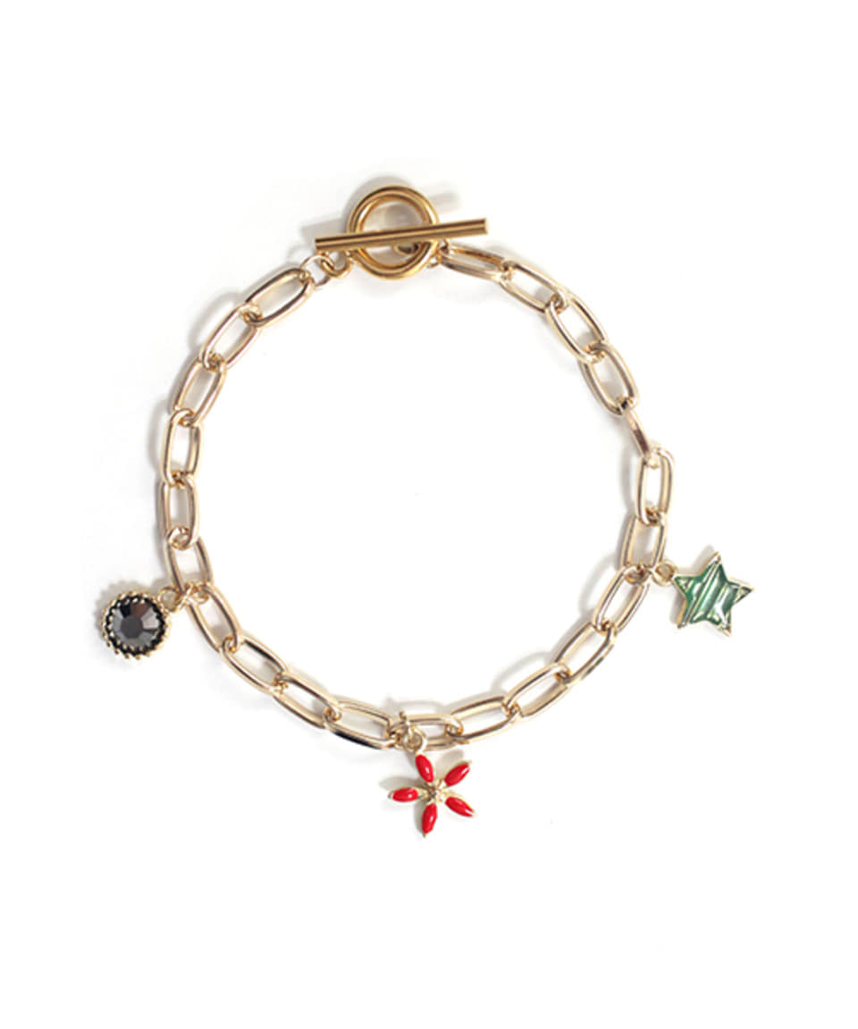 DC003 Kitsch gold chain bracelet